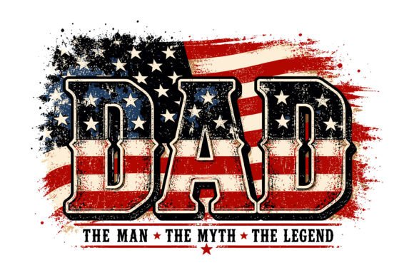 Patriotic Dad Vintage USA Design: A Modern Classic