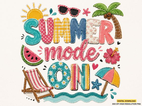 Summer Mode On: Effortless Style with PNG Design