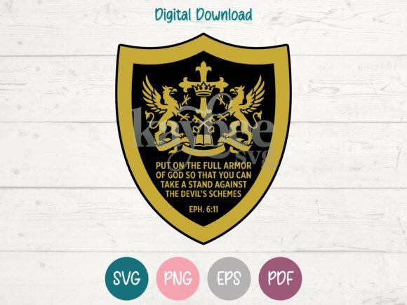Unleashing Creative Power: The Armor of God SVG Design