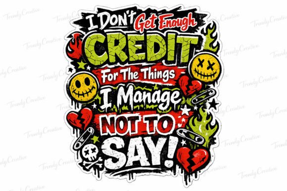 When Humor Meets Chaos: The Sticker Bomb Sarcastic Quote PNG Design